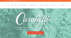 Desktop Screenshot of carabellidental.com